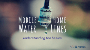 mobile home water lines feature image