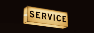 Service sign