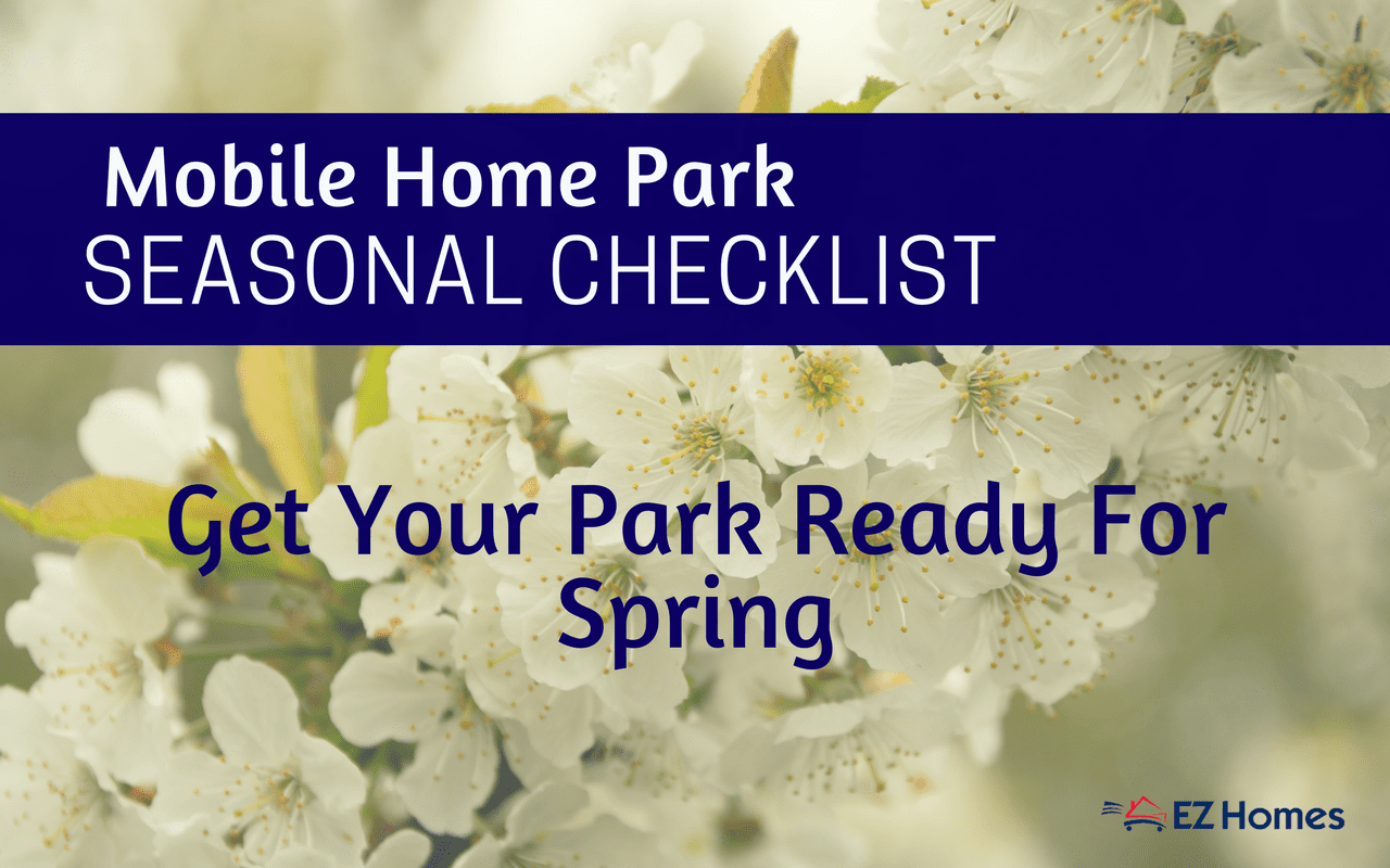 Featured Image for "Mobile Home Park Seasonal Checklist_ Get Your Park Ready For Spring" blog post