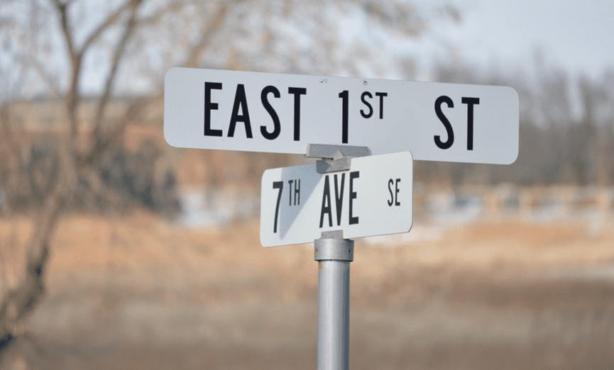 Street names or signs