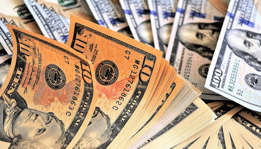 American cash, dollars