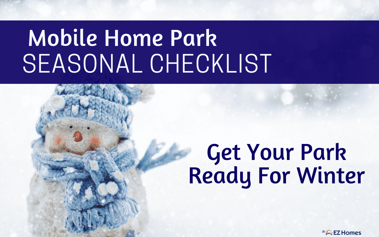 Featured image for "Mobile Home Park Seasonal Checklist - Get Your Park Ready For Winter" blog post
