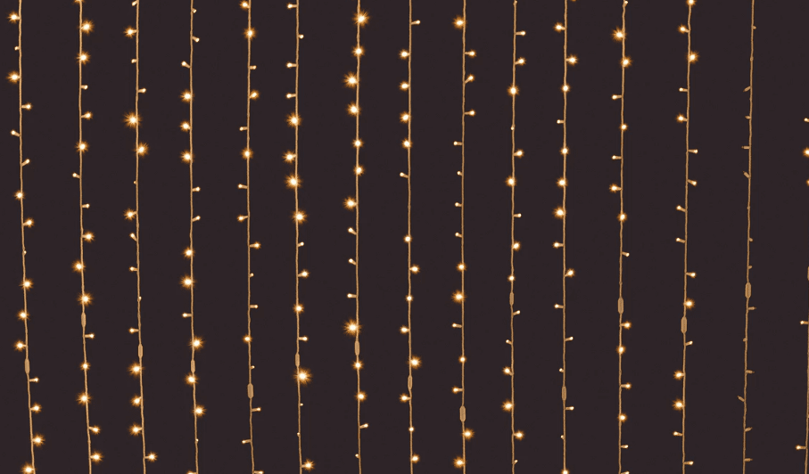 Christmas or white string lights