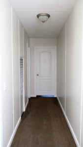 Mobile home hallway