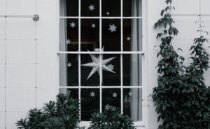 Christmas window decor