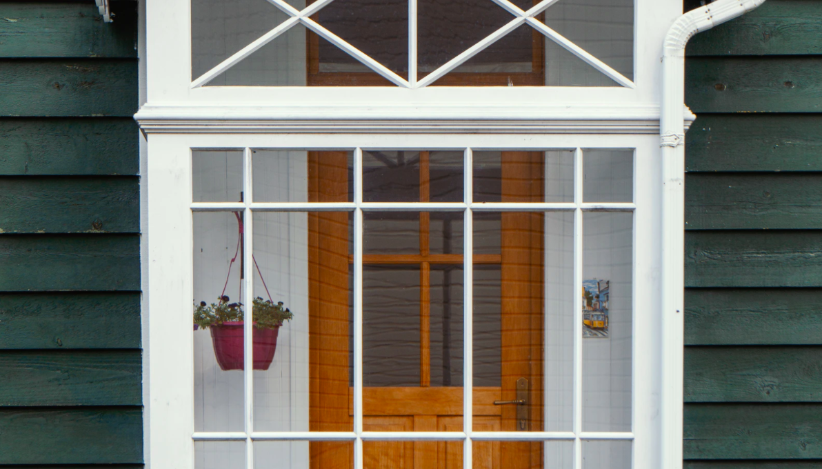 Front door of a home