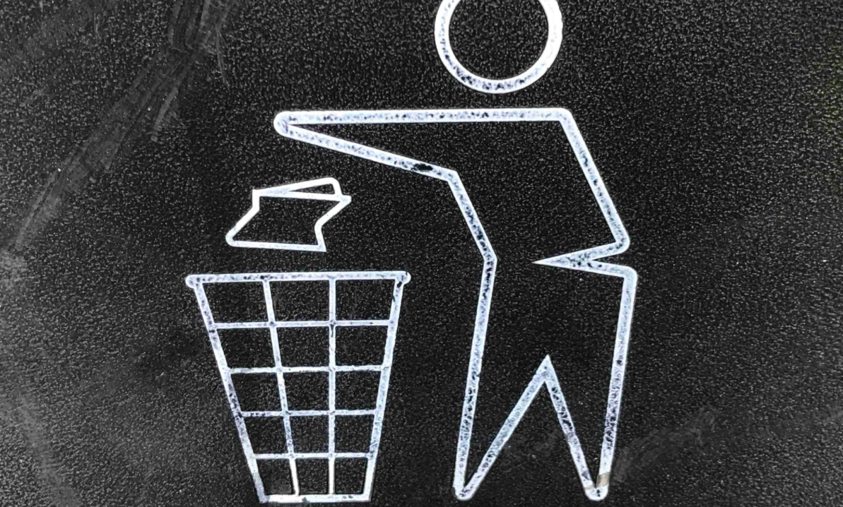 Dispose litter signage